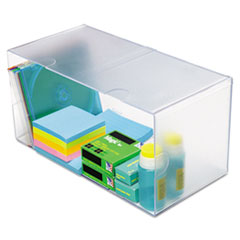 deflecto® Desk Cube, Double Cube, 12 x 6 x 6