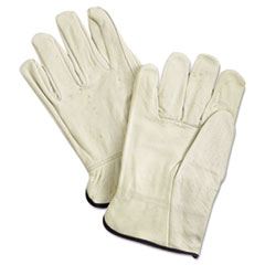 MCR™ Safety Unlined Pigskin Driver Gloves, Cream, X-Large, 12 Pairs