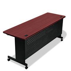 BALT® Agility Series Rectangular Table, 72w x 24d x 29-1/2h, Mahogany/Black