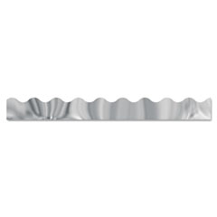 TREND® Terrific Trimmers Metallic Borders, Silver, 12 Strips, 2 1/4" x 39" each