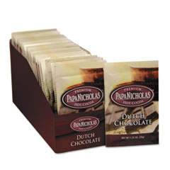 PapaNicholas® Coffee Premium Hot Cocoa, Dutch Chocolate, 24/Carton
