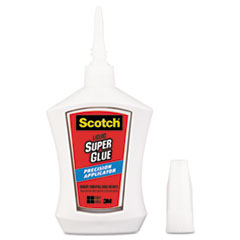 Scotch® Super Glue with Precision Applicator, 0.14 oz, Dries Clear