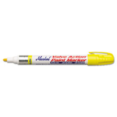 Markal® Valve Action Paint Marker, Yellow