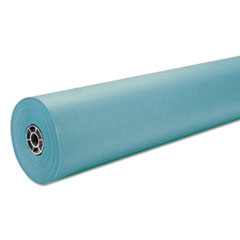 Pacon® Rainbow Duo-Finish Colored Kraft Paper, 35 lb Wrapping Weight, 36" x 1,000 ft, Aqua