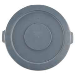 Rubbermaid® Commercial BRUTE Round Container Lids, Gray