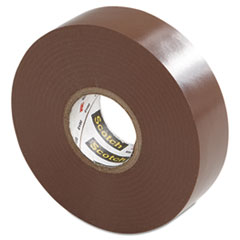 3M™ Scotch 35 Vinyl Electrical Color Coding Tape, 3/4" x 66ft, Brown