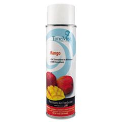 TimeMist® Premium Hand-Held Air Freshener, Mango, 10oz Aerosol, 12/Carton