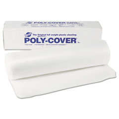 Warp's® Poly-Cover Plastic Sheets, 4mil, 20 x 100, Clear