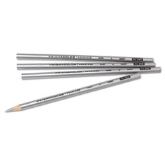 Prismacolor® Thick Lead Art Pencil, Silver Lead/Barrel, Dozen