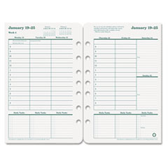 FranklinCovey® Original Dated Weekly/Monthly Planner Refill, Jan.-Dec., 5 1/2 x 8 1/2, 2018