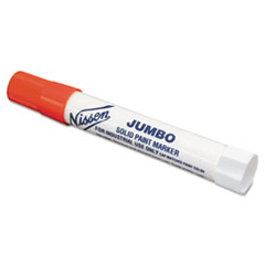 Nissen Solid Paint Marker, Red, Jumbo