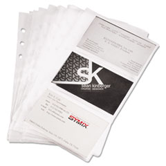 Samsill® Refill Sheets for 4 1/4 x 7 1/4 Business Card Binders, 60 Card Capacity, 10/Pack
