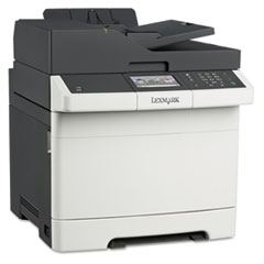 Lexmark™ CX410de Multifunction Color Laser Printer, Copy/Fax/Print/Scan