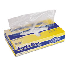 Dixie® Satin-Pac High Density Polyethylene Deli Film Sheets, 10 x 10.75, Clear, 1,000/Pack, 10 Packs/Carton