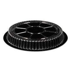 HFA® Plastic Dome Lids, Round, Fits 7" Round Pan, 7" Diameter x 0.88"h, Clear, 500/Carton