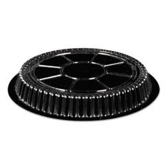 HFA® Plastic Dome Lids, Round, Fits 9" Round Pan, 9" Diameter x 0.88"h, Clear, 500/Carton
