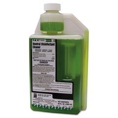 Franklin Cleaning Technology® T.E.T. Neutral Disinfectant Cleaner, Apple Scent, Liquid, 2 qt. Bottle, 4/Carton