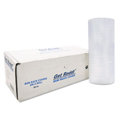 Inteplast Group Poly Bun Rack Cover, 60 x 80, 15 Micron, Clear, Plastic, 50/Carton