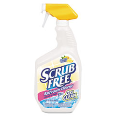 Arm & Hammer™ Scrub Free Soap Scum Remover, Lemon, 32 oz Spray Bottle, 8/Carton