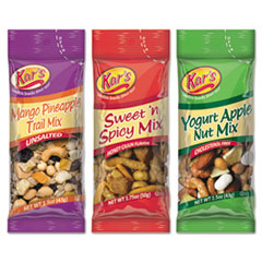 Kar's Trail Mix Variety Pack, Assorted Flavors, 24/Box
