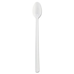 Dart® Bonus Polypropylene Utensils, 8", Spoon, White, 1000/Carton