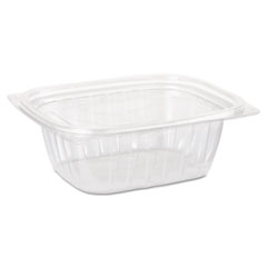 Dart® ClearPac Container Lid Combo-Pack, 12 oz, 4.88 x 5.88 x 2, Clear, 63/Bag, 4 Bags/Carton