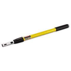 Rubbermaid® Commercial HYGEN™ HYGEN Quick-Connect Extension Handle, 20" to 40", Yellow/Black