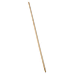 Rubbermaid® Commercial Tapered-Tip Wood Broom/Sweep Handle, 60", Natural