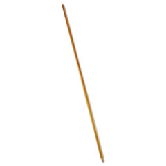 Rubbermaid® Commercial Wood Threaded-Tip Broom/Sweep Handle, 0.94" dia x 60", Natural