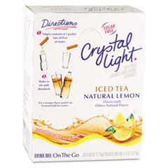 Crystal Light® On the Go, Iced Tea, .16oz Packets, 30/Box