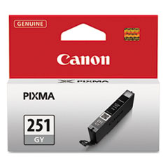 Canon® 6517B001 (CLI-251) ChromaLife100+ Ink, 780 Page-Yield, Gray