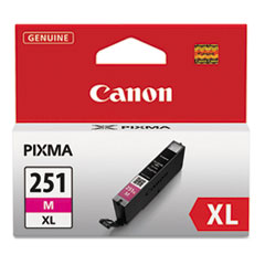Canon® 6450B001 (CLI-251XL) ChromaLife100+ High-Yield Ink, 680 Page-Yield, Magenta