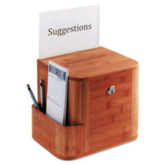 Safco® Bamboo Suggestion Boxes