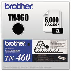 Brother TN460 High-Yield Toner, Black