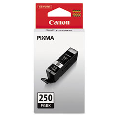 Canon® 6497B001 (PGI-250) ChromaLife100+ Ink, 300 Page-Yield, Black