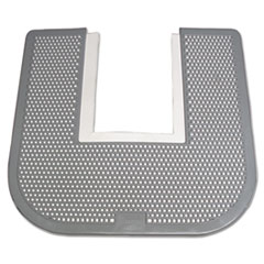 Impact® Disposable Toilet Floor Mat, Nonslip, Orchard Zing Scent, 23 x 21.63, Gray, 6/Carton