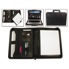 Bond Street, Ltd. Tablet Organizer with Removable Pad Holder, 14 1/4 x 2 1/2 x 11 1/4, Black