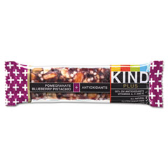 KIND Plus Nutrition Boost Bar, Pom. Blueberry Pistachio/Antioxidants, 1.4 oz, 12/Box