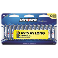 Rayovac® High Energy Premium Alkaline Battery, AA, 24/Pack