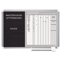 MasterVision® In-Out and Messaging Center