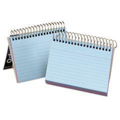 Oxford™ Spiral Index Cards, 3 x 5, 50 Cards, Assorted Colors
