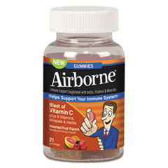 Airborne® Immune Support Gummies, Assorted Fruit Flavors, 21/Bottle