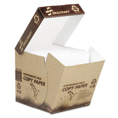 7530016110277, SKILCRAFT Recycled Copy Paper, 92 Bright, 20 lb Bond Weight, 8.5 x 11, White, 2,500/Carton