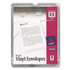 Avery® Heavyweight Clear Vinyl Envelope