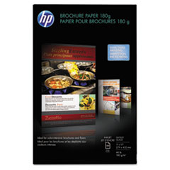 HP Inkjet Brochure Paper, 98 Bright, 48 lb Bond Weight, 11 x 17, White, 150/Pack
