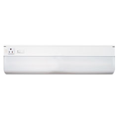 Ledu® Low-Profile Under-Cabinet LED-Tube Light Fixture with (1) 9 W LED Tube, Steel Housing, 18.25" x 4" x 1.75", White