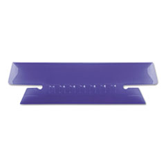 Pendaflex® Transparent Colored Tabs For Hanging File Folders, 1/3-Cut, Violet, 3.5" Wide, 25/Pack