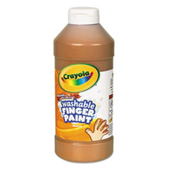 Crayola® Washable Fingerpaint, Brown, 16 oz Bottle