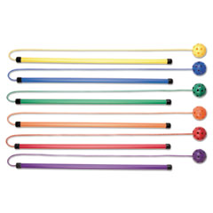 Champion Sports Twirl & Jump Set, Plastic, Assorted Colors, 6 Sets