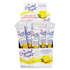 Crystal Light® Flavored Drink Mix, Lemonade, 30 .17oz Packets/Box